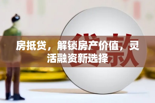 陆丰房抵贷，解锁房产价值，灵活融资新选择