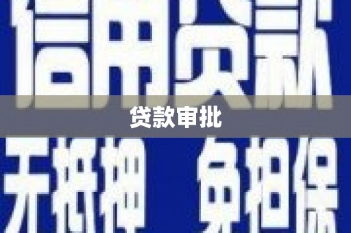 陆丰贷款审批