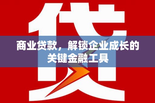 陆丰商业贷款，解锁企业成长的关键金融工具