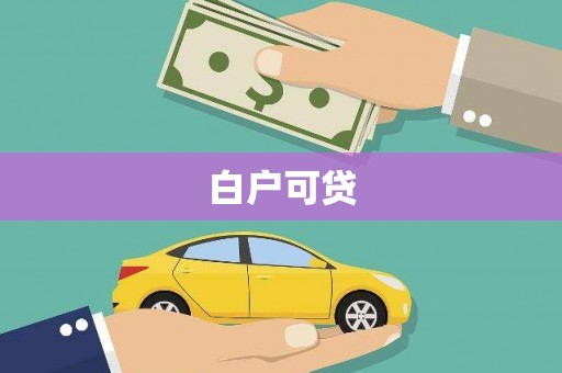陆丰白户可贷