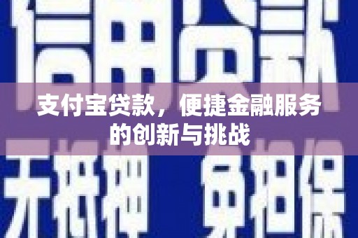 陆丰支付宝贷款，便捷金融服务的创新与挑战