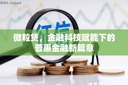 陆丰微粒贷，金融科技赋能下的普惠金融新篇章