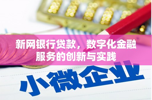 陆丰新网银行贷款，数字化金融服务的创新与实践