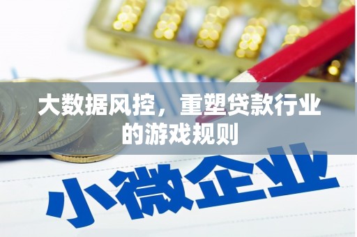 陆丰大数据风控，重塑贷款行业的游戏规则