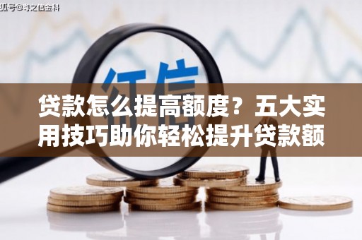 陆丰贷款怎么提高额度？五大实用技巧助你轻松提升贷款额度