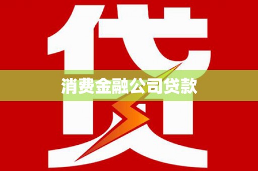 陆丰消费金融公司贷款