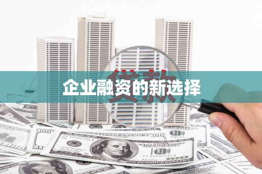 陆丰企业融资的新选择