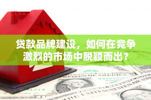陆丰贷款品牌建设，如何在竞争激烈的市场中脱颖而出？