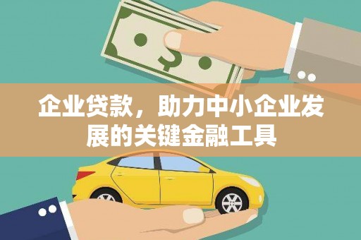 陆丰企业贷款，助力中小企业发展的关键金融工具