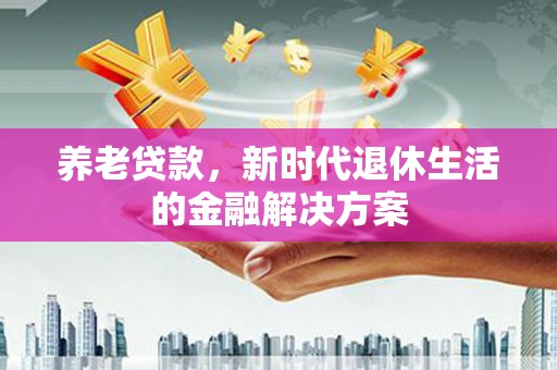 陆丰养老贷款，新时代退休生活的金融解决方案