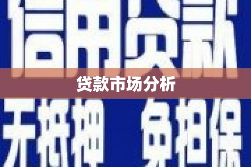陆丰贷款市场分析