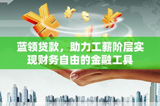 陆丰蓝领贷款，助力工薪阶层实现财务自由的金融工具