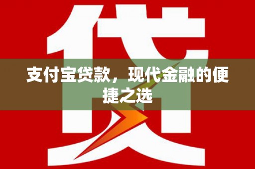 陆丰支付宝贷款，现代金融的便捷之选