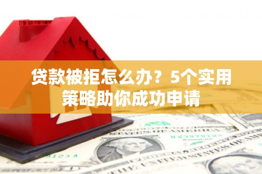 陆丰贷款被拒怎么办？5个实用策略助你成功申请