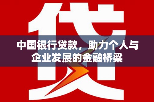 陆丰中国银行贷款，助力个人与企业发展的金融桥梁