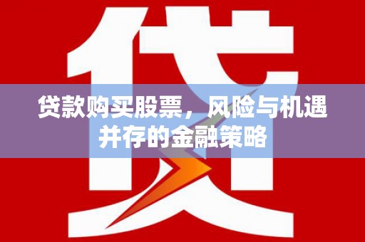 陆丰贷款购买股票，风险与机遇并存的金融策略