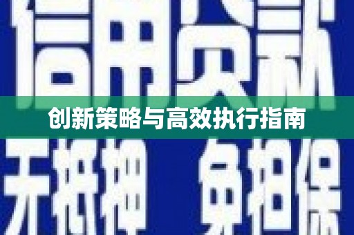 陆丰创新策略与高效执行指南