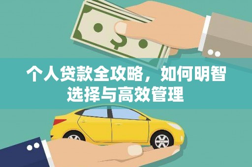 陆丰个人贷款全攻略，如何明智选择与高效管理