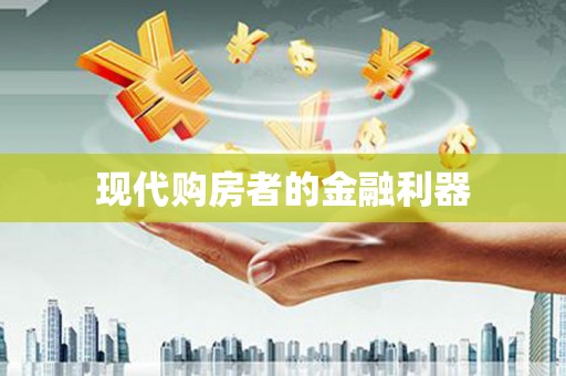 陆丰现代购房者的金融利器