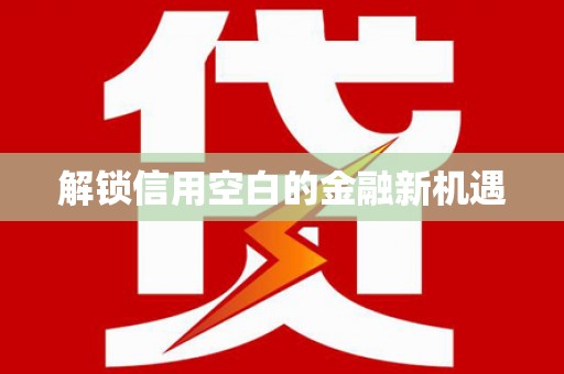 陆丰解锁信用空白的金融新机遇
