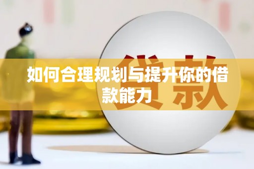 陆丰如何合理规划与提升你的借款能力