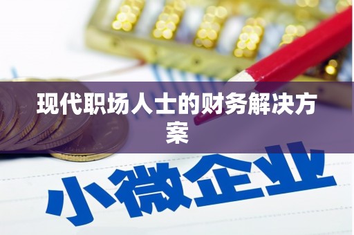 陆丰现代职场人士的财务解决方案