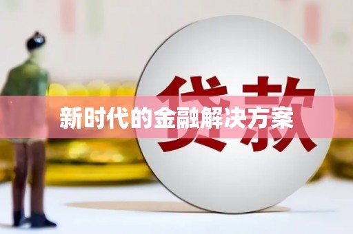 陆丰新时代的金融解决方案