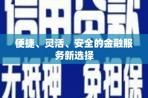 陆丰便捷、灵活、安全的金融服务新选择