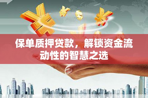 陆丰保单质押贷款，解锁资金流动性的智慧之选